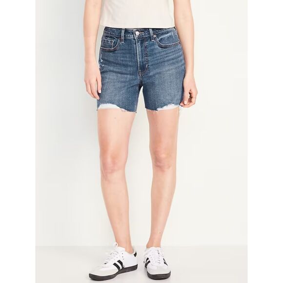 Old Navy Pants - High-Waisted OG Jean Shorts -- 5-inch inseam 22